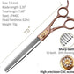 Fenice Peak Professional Thinning Scissors for Dog Cat 7/7.5'' Pet Grooming Scissors 440C Stainless Steel Thinning Shears for Dogs 50/56 Teeth