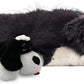 Special Edition Snuggle Puppy Toys - Heartbeat Puppy for Dogs - Pet Anxiety Relief and Calming Aid - Comfort Dog Toys for Behavioral Training in Black & White