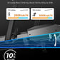 Walking Pad Treadmill with Incline, 2 in 1 Foldable Treadmills for Home Small Office, 300lbs Portable Compact Under Desk Treadmill with App, Remote Control and LED Display