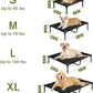 Small Elevated Dog Bed 22 Inch - Puppy Cooling Cot with Removable Washable Breathable Mesh, Raised Dog Cots Beds for Indoor and Outdoor, Black