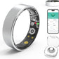 Smart Rings for Women Men,Fitness Tracker Ring,Heart Rate,Blood Oxygen,Blood Pressure,Step Tracker,Sleep Monitoring,No Subscription Fee,IP68 Waterproof Smart Ring for iphone&Android(Silver 11)