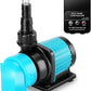 320GPH Mini Aquarium DC Water Pump with Controller, DC24V 12W Submersible Return Pump for Fish Tank,for 20g to 50g nano desktop Aquariums,Fountains,Sump,Hydroponic