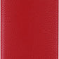 Fenice Classic Passport Cover Holder Wallet Case for Travel Essential RFID Blocking Vegan Leather Waterproof (RED)