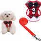Dog Tuxedo for Wedding, Formal Pet Suit with Bow Tie and Leash, Adjustable Dog Costume for Small Medium Large Dogs, Birthday Christmas Halloween Party Apparel, M（8-14LB）