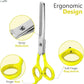 Laazar Dog thinning shears for dogs - Sharp Stainless Steel Blades with Colorful Handles, Safe and Easy-to-Use With Beautiful results, Long Lasting dog grooming thinning shears