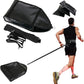Weight Sled Trainer Adjustable, Upgrade Sandbag Sled Trainer Resistance Sled Trainer for Sprinter Speed Training Indoor Outdoor, Running Sled Trainer with 3 Weight Sandbags
