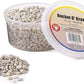Hygloss Products Craft Rocks, Mini Stones for Art Projects - Bucket O' Gravel, White, 1 lb