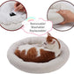 SHENGOCASE Modern Natural Wood Cute Multifunctional Cat Tree Tower Small, Large Sisal Scratching Post, Tilted Angled Ramp Scratcher, Climbing Rope Toy and Cuddle Bed
