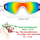 Medium Dog Sunglasses with Adjustable Strap UV Protection, Winproof Puppy Sunglasses, Suitable for Dogs Eyes Protection，Soft Dog Goggles