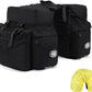 Dreamoon 50L Bike Panniers, Waterproof Bicycle Commuting Bag Saddle Bags with Rain Cover, Bike Rear Seat Bag Carrier with Reflective Trim, Cycling Organizer for Width Less Than 6.3 inches Rack (Black)