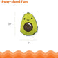 Catstages Lil' Avocato Cat Toy, Interactive Plush Avocado with Catnip, Kicker & Chew Toy for Indoor Cats, Encourages Active Play, Mental Stimulation, Dental Health, and Solo Fun, Green