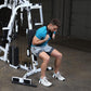 Body-Solid (EXM2500LPS) Multi-Station Home Gym Machine, Arm & Leg Strength Training Functional Exercise Workout Station, 210lbs. Weight Stack with Leg Press