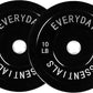 2-Inch Olympic Bumper Plates, Perfect Weight Plates for Weightlifting and Strength Training, Multiple Weights Available
