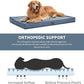 Dog Beds for Large Dogs, Orthopedic Dog Bed for Extra Large Dogs, Big Waterproof Pet Bed with Washable Removable Oxford Cover, Blue
