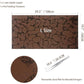 Tfwadmx Reptile Carpet Sand Mat for Bearded Dragon Terrarium Substrate Liner Brown Reversible Lizard Bedding Mats for Cage Leopard Gecko Tortoise Turtle Snake Chameleon with Tweezer 20"x 39"(2 Pcs)