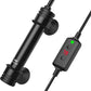 NICREW 50W Aquarium Heater with Temperature Adjustable Controller & Dual Sensors, 5-10 Gallon Submersible Fish Tank Heater, Overheat Protection