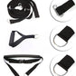 Exercise Resistance Fitness Bands Set Workout Equipment Double Endurance Weight Sled Harness Kits Sled Pulling Strap for Running Sprinting Resistance Speed Agility Training, Black
