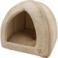 Pet Tent-Soft Bed for Dog and Cat by Best Pet Supplies - Tan, 18" x 18" x H:16"