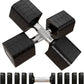 15LB 20LB 50LB Adjustable Dumbbell Set Free Weights Dumbbells Set for Women Men Hand Weights Sets Adjust Dumbbell Weight Sets for Home Gym Exercise Workout Strength Training Equipments