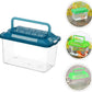 Plastic Turtle Fish Tank Plastic Handheld Fish Tank Portable Aquarium Clear Reptile Breed Container Cricket Keeper Lizard Tank Animals Turtle Tank Beard Leopard Print