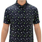 DEOLAX Mens Polo Shirts Fashion Print Mens Golf Shirt Dry Fit Mens Golf Polo Short Sleeve Quick Dry Funny Golf Shirt for Men