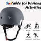 Kids Bike Helmet, Adjustable and Multi-Sport, from Toddler to Youth, 3 Sizes