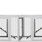 94''L Rabbit Hutch Outdoor Chicken Coop with Run, Wooden Indoor 2 Story Bunny House with Waterproof Roof, Pull Out Tray, Guinea Pig Rabbit Duck Cage for Small to Medium Animals and Pet Lover, Gray