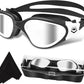 WIN.MAX Polarized Swimming Goggles Swim Pool Goggles Anti Fog Anti UV No Leakage Clear Vision for Men Women Adults Teenagers