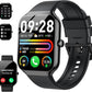Smart Watch(Answer/Make Call), 1.96" HD Smartwatch for Men Women, 2025 Fitness Activity Tracker with Heart Rate/Sleep Monitor/Pedometer/110+ Sport Modes, IP68 Waterproof Fitness Watch for Android iOS