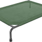 Simple Trending Raised Dog Bed for Large Dogs, Waterproof XL Dog Cot, Outdoor Cooling Elevated Pet Bed Load 200lb, 47.75" x 30.5", Green