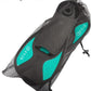 FYJS Short Swim Fins with Comfortable Full Foot Pocket Travel-Size for Snorkeling and Scuba Diving