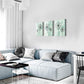 light green background Dandelion Canvas Wall Art Paintings for Living Room Canvas Print Wall Artworks Bedroom Decoration, 3 piece Framed office kitchen bathroom Wall decor posters Home Decorations