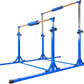 Gymnastics Double Horizontal Bars 3Play Parallel Bars Uneven Bars Gymnastics Training Kip Bar with 304 Stainless Steel Regulating Arms & Fiberglass Rail for Indoor Outdoor Home Club Use