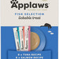 Applaws Lickable Cat Treats, Natural Grain-Free Purée, Limited Ingredient, Fish Squeeze Up Cat Treats (24 x 0.25 oz Sachets)