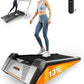 Walking Pad with Incline, BestGod Treadmills for Home 330lbs Capacity Walking Pad Treadmill Portable Under Desk Treadmill, 2.5HP Compact Treadmills Walk Pad with Remote Control