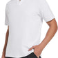 Esabel.C Jacquard Golf Shirts for Men Moisture Wicking Short Sleeve Performance Dry Fit Active Mens Polo Shirts