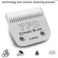 7FC Blades Dog Grooming Clipper Compatible with Andis Pet/Oster A5/Wahl KM Series, Ceramic & Stainless Steel Blade