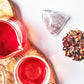 Shine Wellness Organic Tea Blend (100 Enveloped Pyramid Sachets w/String & Tag) | Rooibos, Rosehips, Hibiscus, Tulsi, Haritaki | Fairtrade and Kosher | Gives Back 100% of Profits