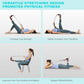 Foot and Calf Stretcher-Stretching Strap For Plantar Fasciitis, Heel Spurs, Foot Drop, Achilles Tendonitis & Hamstring. Yoga Foot & Leg Stretch Strap. (Red)