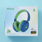 iClever BTH20 Active Noise Cancelling Headphones for Kids, 60H Play Time,Type C Fast Charging, Safe Volume 80dBA, Bluetooth5.4, Award-Winning Kids Headphones Wireless for iPad Tablet Airplane, Blue