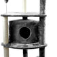 Furhaven 59.8" Tall Cat Tree for Indoor Cats, Ft. Sisal Scratching Posts, Condo, & Toys - Tiger Tough Platform House Interactive Playground Tower - Gray, One Size