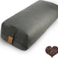 Organic Buckwheat Bolster (24X10.5X5.5 in) Supportive Rectangular Meditation Pillow 100% Cotton Cover Yoga Pillow
