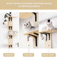 Door Hanging Cat Shelf, Multi Level Door Hanging Cat, Cat Tree Door Hanger Mounted Cat Shelves Cat Ladder, 4-Levels Over Door Cat Climber for Indoor Cats