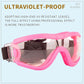 Medium Dog Sunglasses with Adjustable Strap UV Protection, Winproof Puppy Sunglasses, Suitable for Dogs Eyes Protection，Soft Dog Goggles
