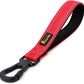 PLUTUS PET 10” Short Dog Leash, Reflective Nylon Padded Handle, Strong Traffic Leash with Carabiner Clip, Perfect for Large or Medium Dogs（10”，Red