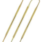Hotop 3 Pieces Dog Dental Tooth Scaler and Scraper Stainless Double Headed Tarter Removing Tool Scraper Pet Teeth Cleaning Tools for Dog and Cat(Gold)