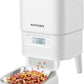 Automatic Cat Feeders - Nityers 4L Dog Automatic Feeders with Stainless Steel Bowl,1-6 Meals Per Day, Programmable Portion Size, Detachable Washable, Auto Pet Feeder for Cats and Dogs