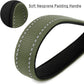 PLUTUS PET Short Dog Leash, Reflective Nylon Padded Handle, Strong Traffic Leash with Carabiner Clip, Perfect for Large or Medium Dogs (10”，Ranger Green)