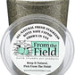 from The Field | Fine Ground Stalkless Catnip | Premium USA-Grown Catnip for Toys & Playtime | Fresh, Potent, Non-Toxic, Eco-Friendly | Safe for Kittens & Cats | Resealable 6 oz Tub