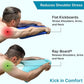 Swim Kickboard: Ergonomic for Comfort and Performance- Promotes Natural Swimming Position, Supportive Kick Board | Advanced Workout and Training Equipment for Pool